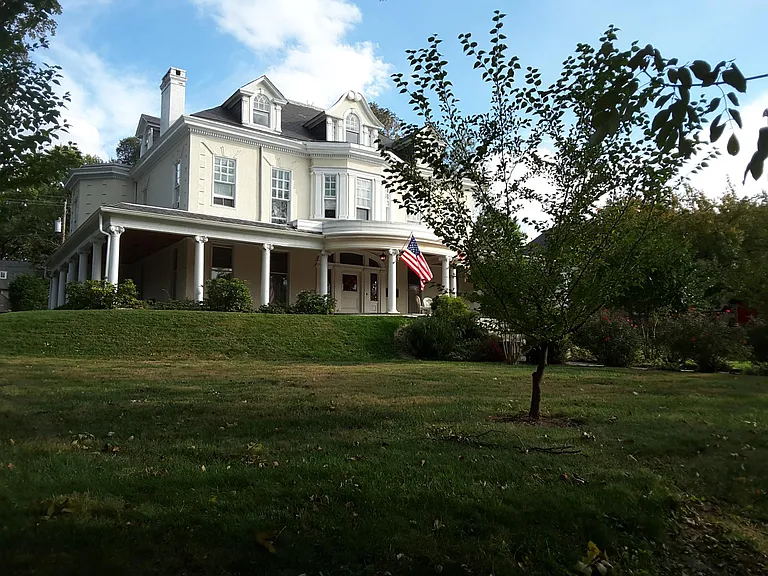 Side View of half acre lot