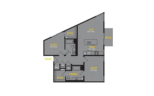 Floor plan B3