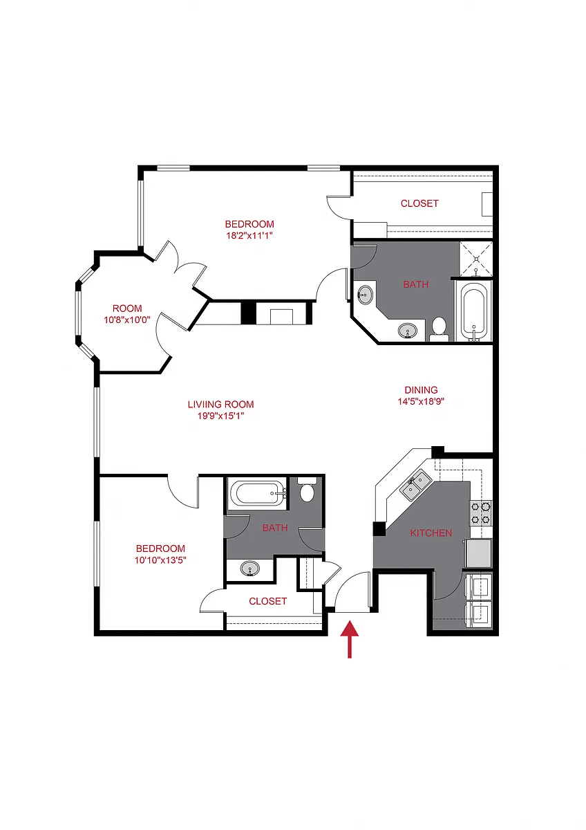 Floor plan PLAN VILLAGE GREEN EXTENDED + STUDY