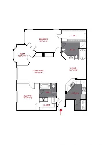 Floor plan PLAN VILLAGE GREEN EXTENDED + STUDY