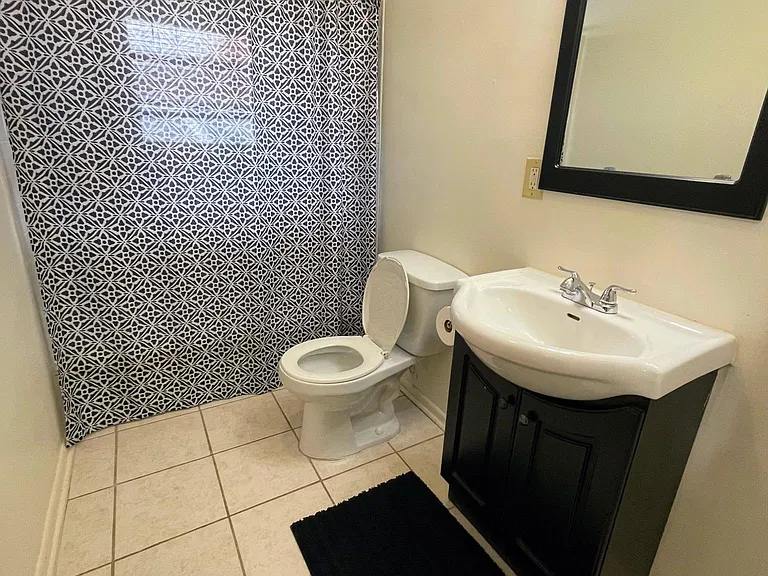 Full bathroom. Newly painted ceiling, walls, trim and door. Tub/Shower area is under construction. New tile, grout and fixtures is underway. Updated photos forthcoming.