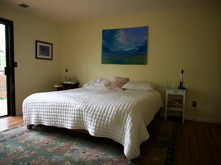 master bedroom - king size bed
