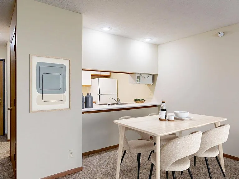 Comfortable and connected, your dining area is perfect for casual meals or catching up with friends.