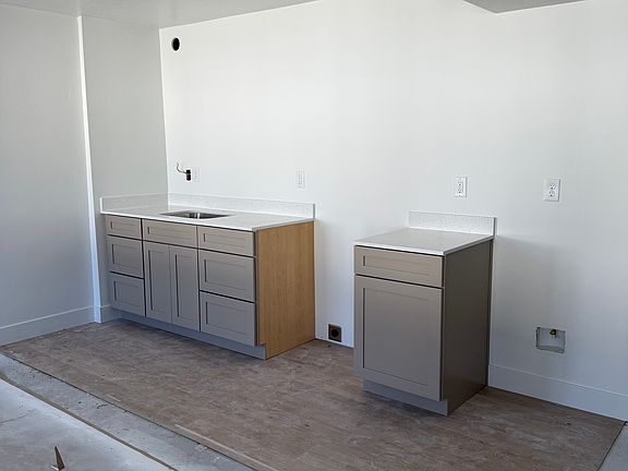 Kitchen (All appliances and upper cabinets will be installed)