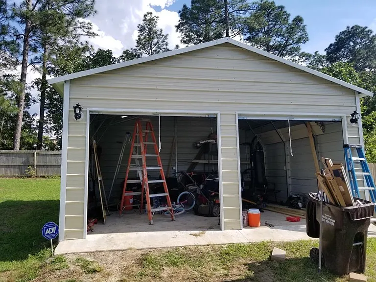 Backyard 20x20 garage