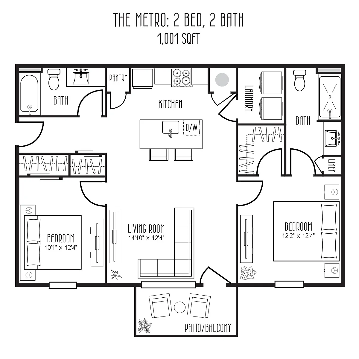 Floor plan The Metro