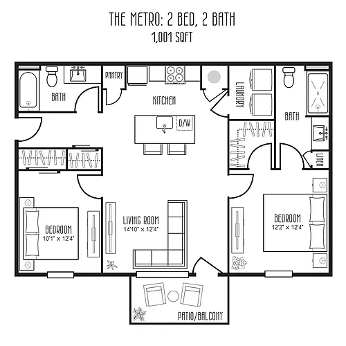Floor plan The Metro