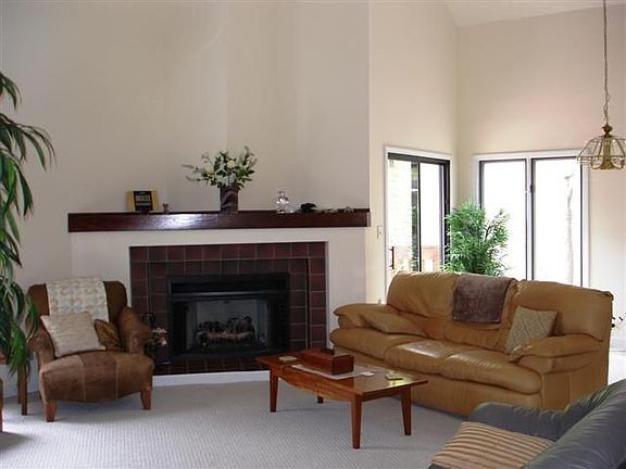 Great room with fireplace