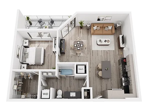 Floor plan A18 Renovated