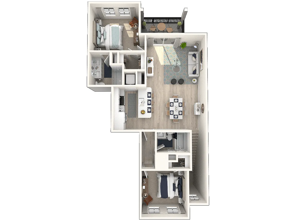Floor plan C4 - Eccentric