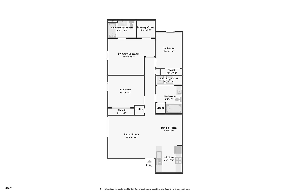 Floor plan 3 Bedroom