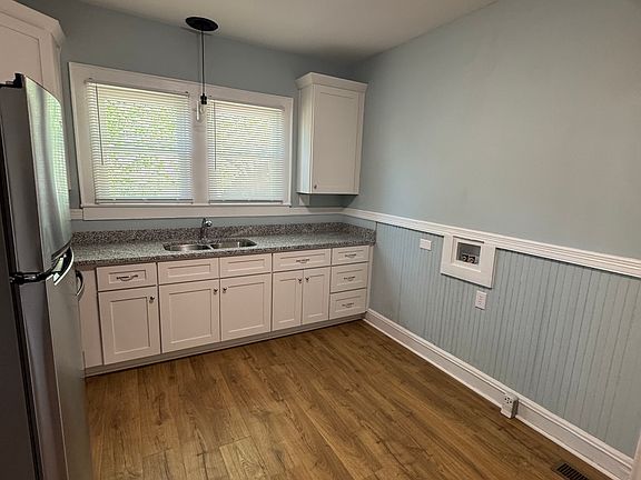 Washer and dryer hookups.