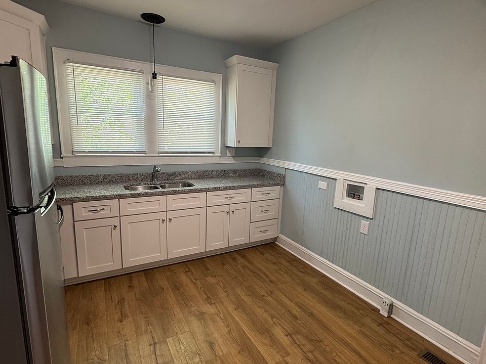 Washer and dryer hookups.