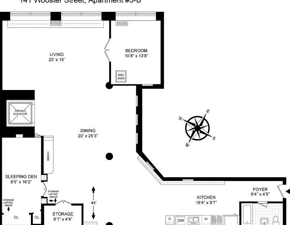 1st image of 141 Wooster St APT 3B