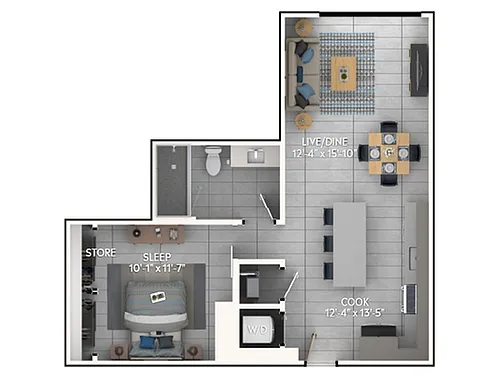 Floor plan A3b