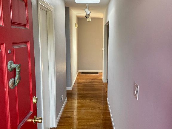 Entry way with new sky Light and paint