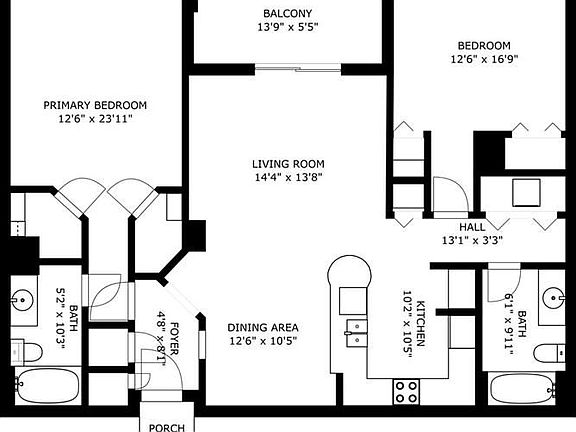 2nd image of 100 N Federal Hwy Penthouse I-1416