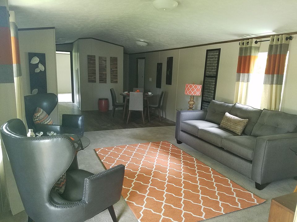 living room and kitchen view