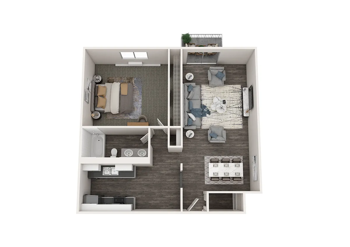 Floor plan Lasalle - Renovated