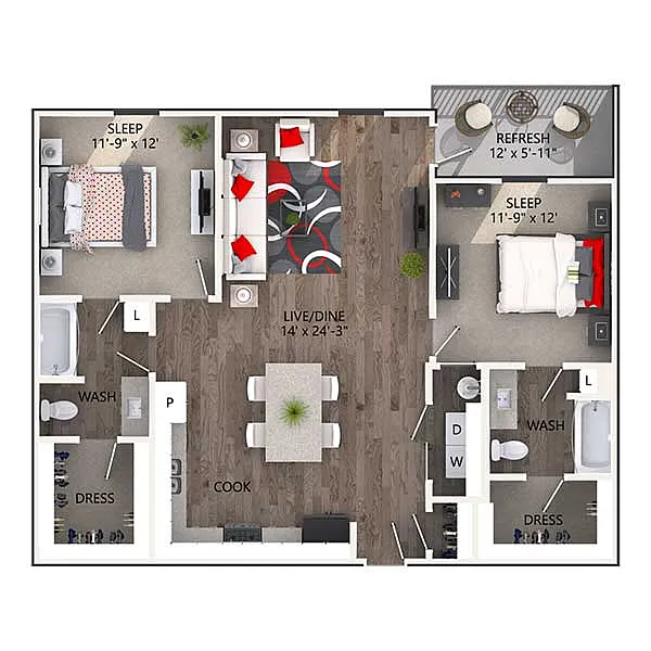 Floor plan Bridgeport