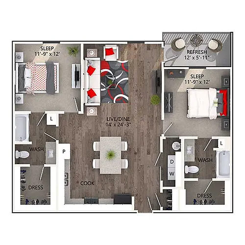 Floor plan Bridgeport