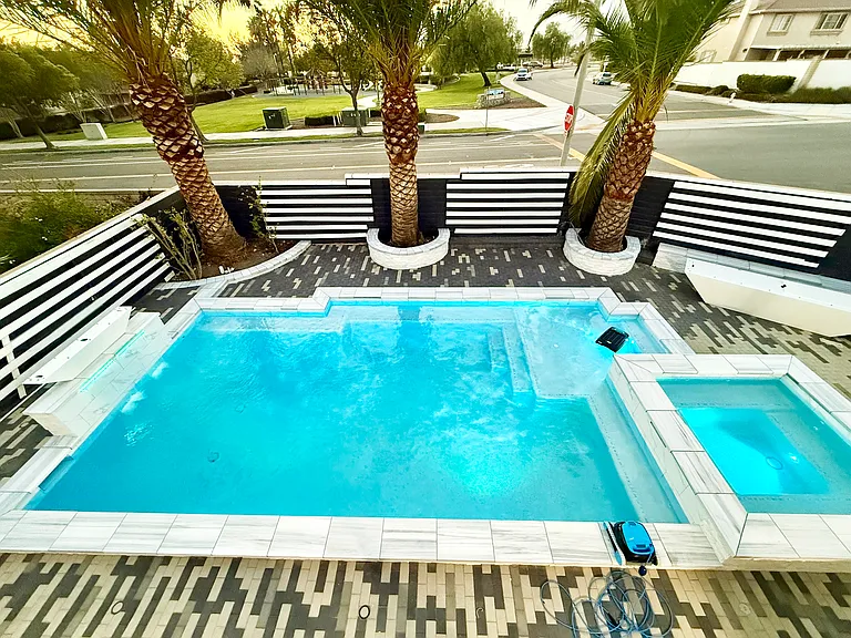 Enjoy A Refreshing Swim and Relax In Our Luxurious, Marble Surround Pool and Spa...