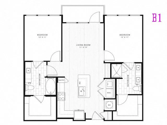 Floor plan B1