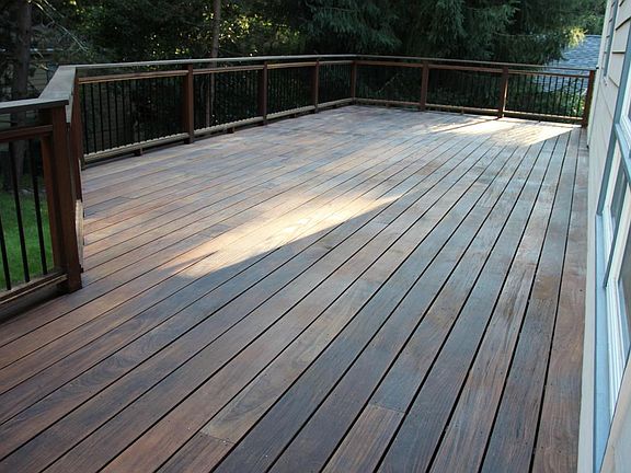 400 Sq Foot Hardwood Deck