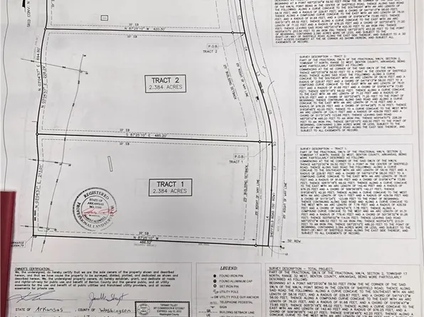 TRACT 3 Sheffield Rd, Siloam Springs, AR 72761