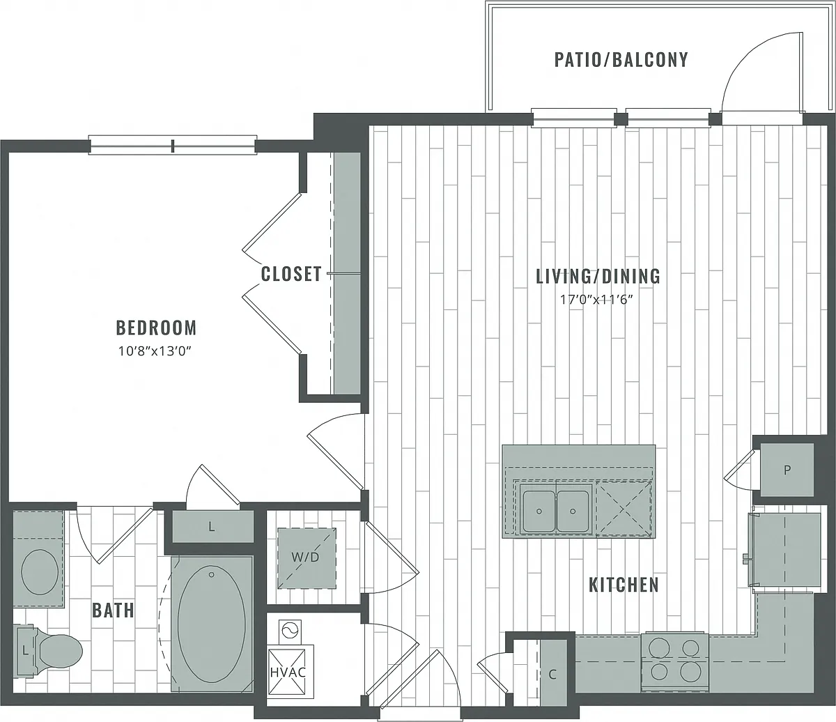 Floor plan A1D