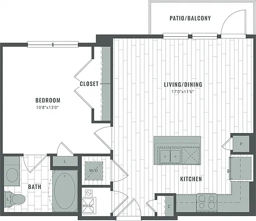 Floor plan A1D