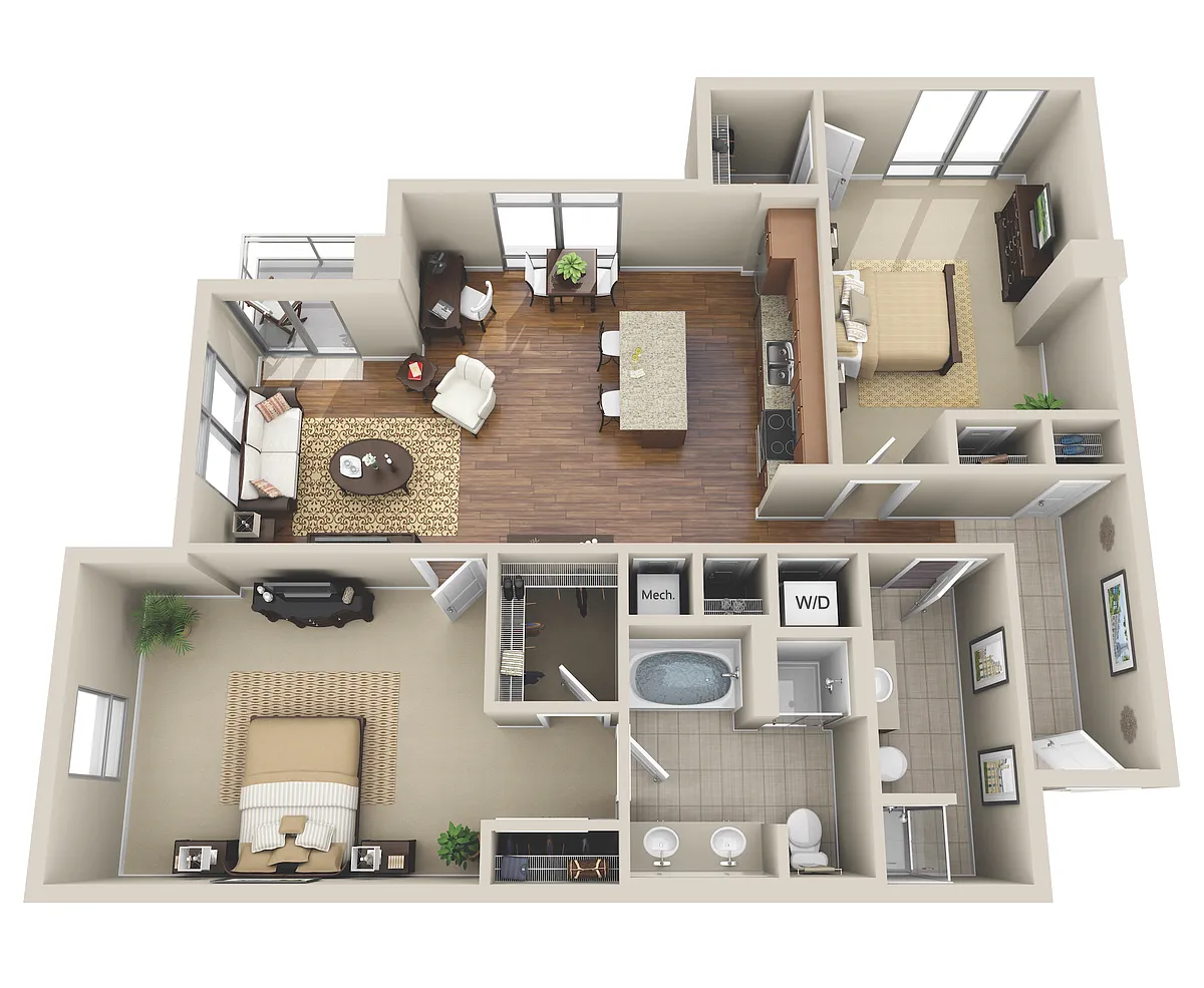 Floor plan B3