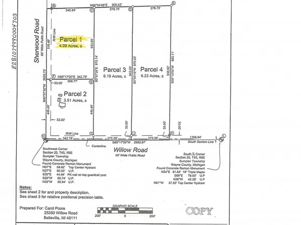 0 Sherwood Rd, Belleville, MI 48111