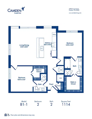 Floor plan B1-1