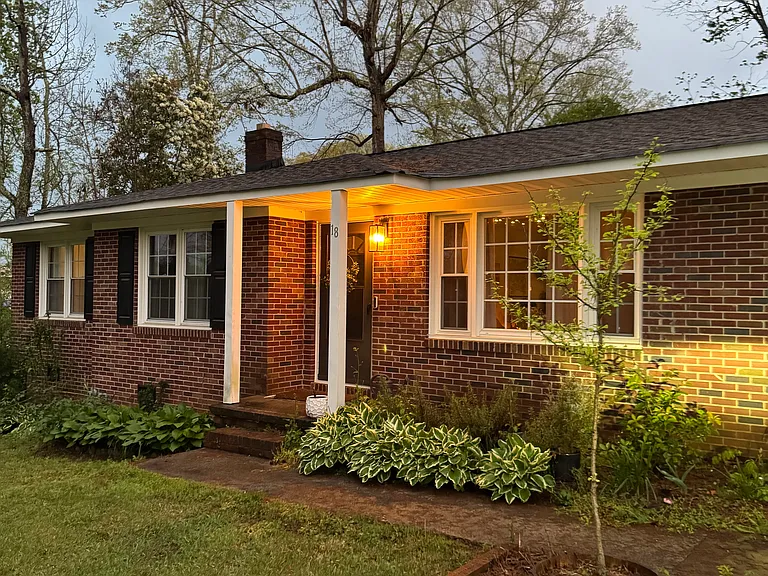 Front of home.