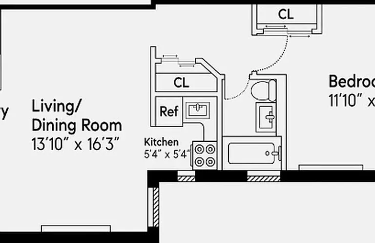 346 W 56th St #3C — Photo 2