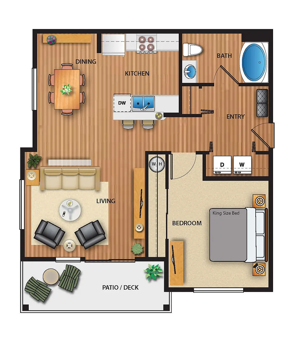 Floor plan Woodland