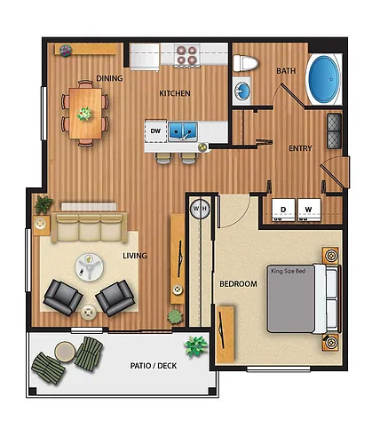 Floor plan Woodland
