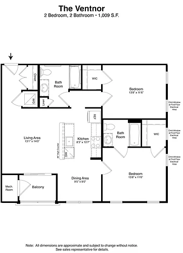 Floor plan Ventnor