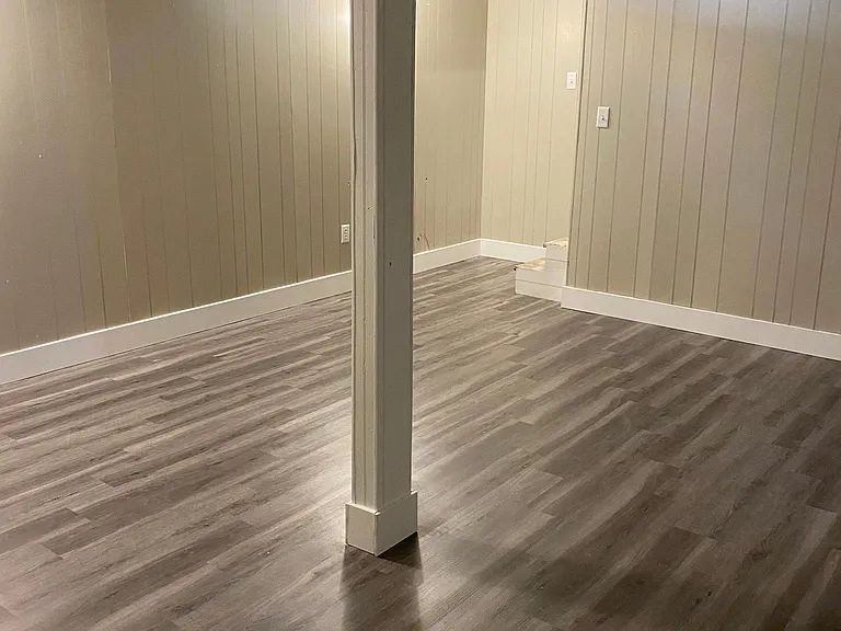 Basement living area