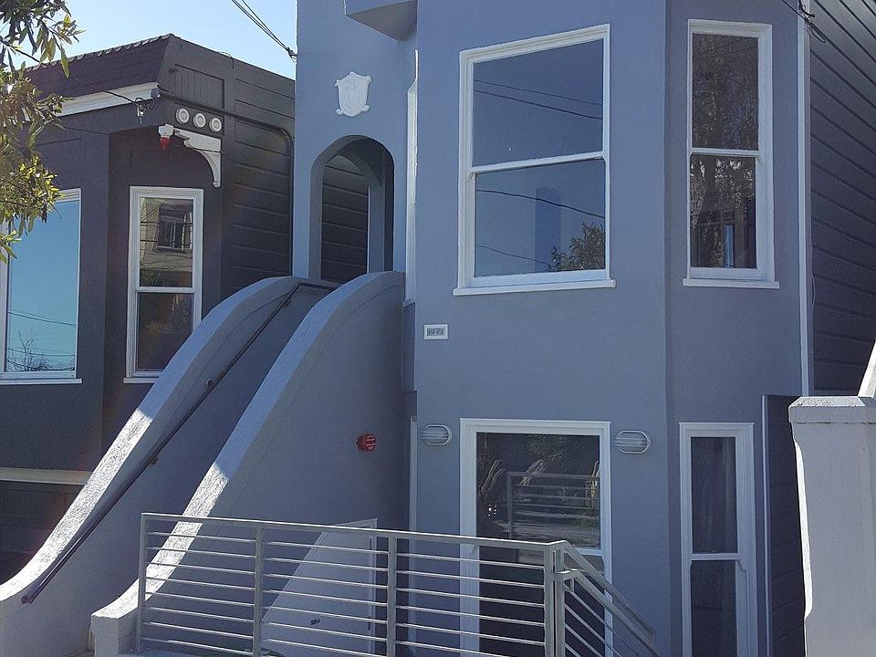 Front of the house (entrance is downstairs)