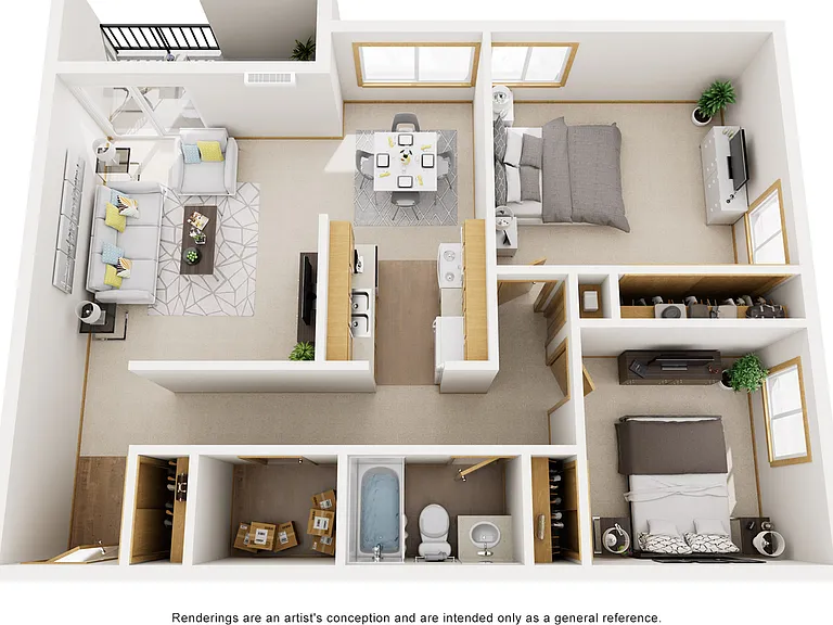 The Oaks_2 Bed_D The Oaks_2 Bed_D