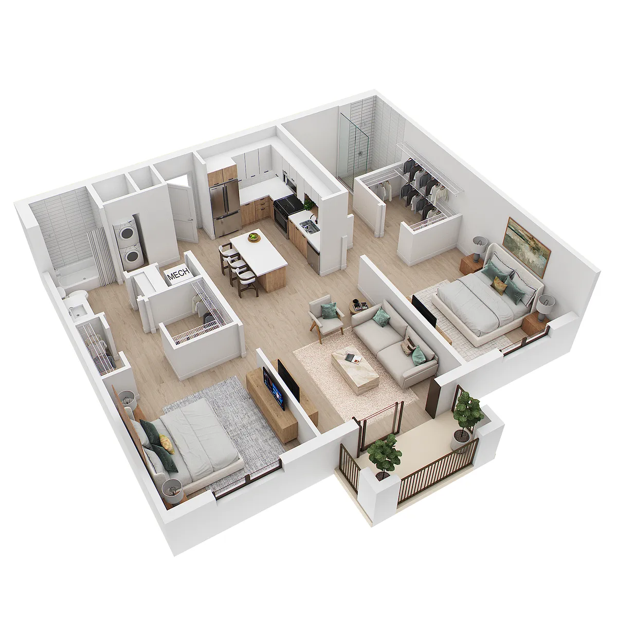 Floor plan B2