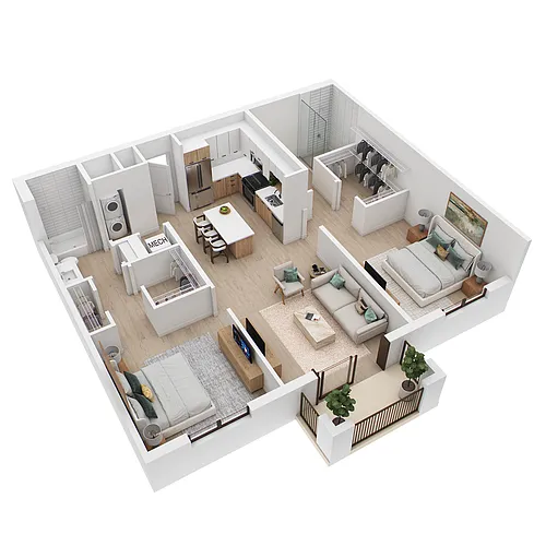 Floor plan B2