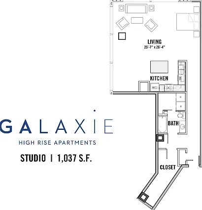 Galaxie High Rise Apartments — Photo 36