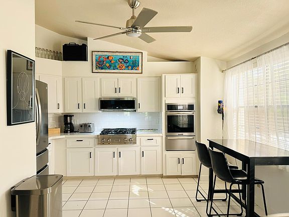 kitchen with high top table