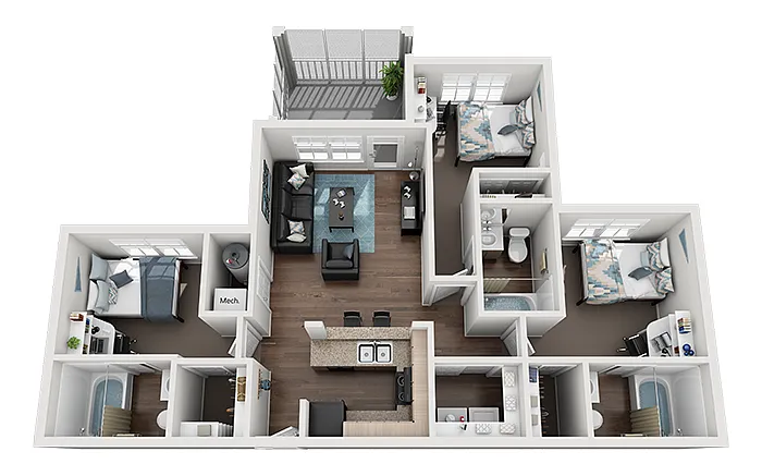 Floor plan 3X3
