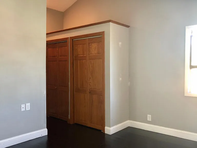 2nd of 2 bedrooms on the 3rd floor. huge closet with great space above for display lighting!