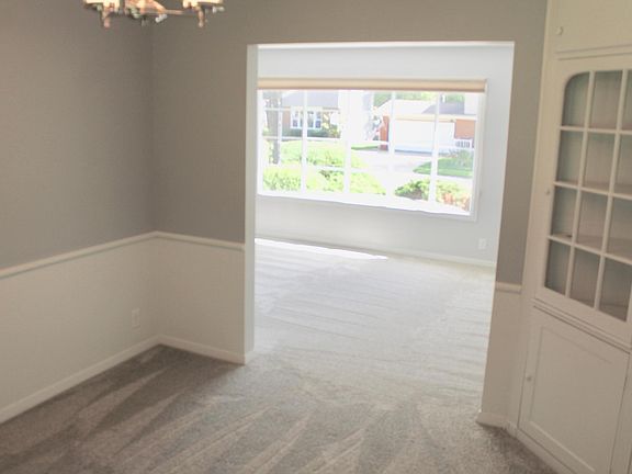 Dining room with built in storage