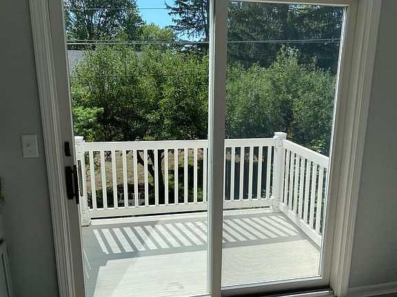 Small outside deck